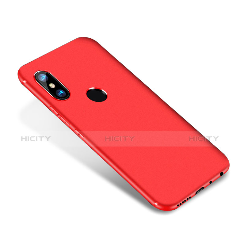 Custodia Silicone Ultra Sottile Morbida Cover S02 per Xiaomi Redmi Note 5 AI Dual Camera Rosso