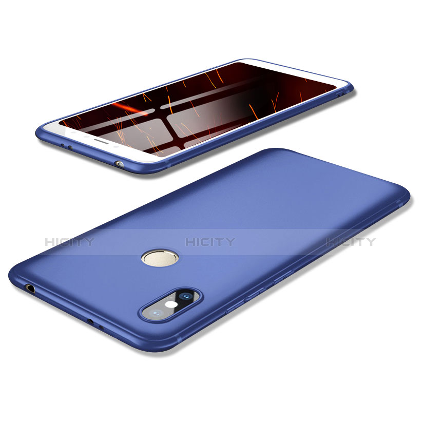 Custodia Silicone Ultra Sottile Morbida Cover S02 per Xiaomi Redmi S2 Blu