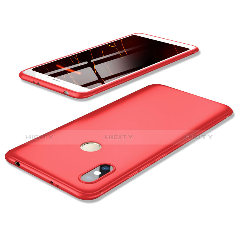 Custodia Silicone Ultra Sottile Morbida Cover S02 per Xiaomi Redmi Y2 Rosso