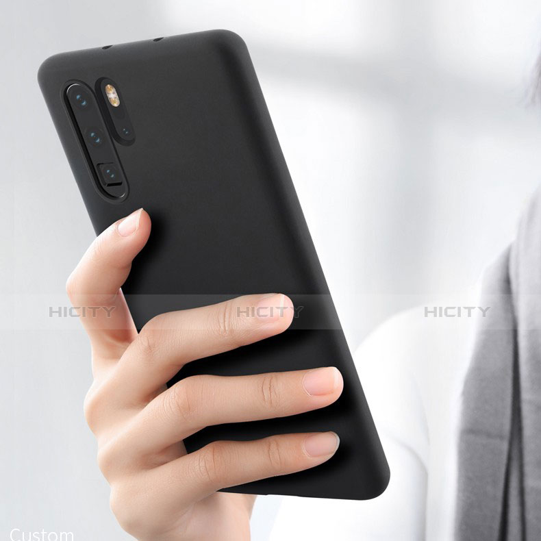 Custodia Silicone Ultra Sottile Morbida Cover S03 per Huawei P30 Pro New Edition Nero