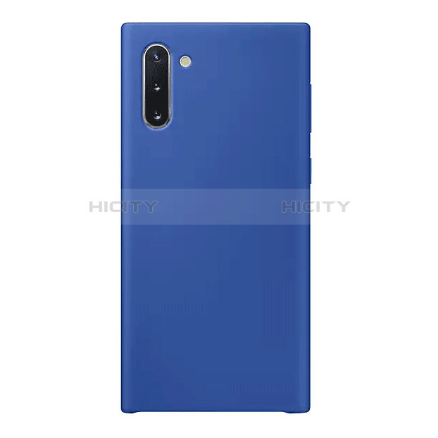 Custodia Silicone Ultra Sottile Morbida Cover S03 per Samsung Galaxy Note 10 5G Blu