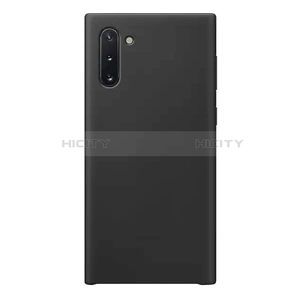 Custodia Silicone Ultra Sottile Morbida Cover S03 per Samsung Galaxy Note 10 5G Nero