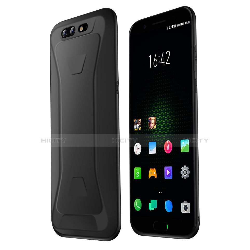 Custodia Silicone Ultra Sottile Morbida Cover S03 per Xiaomi Black Shark Grigio