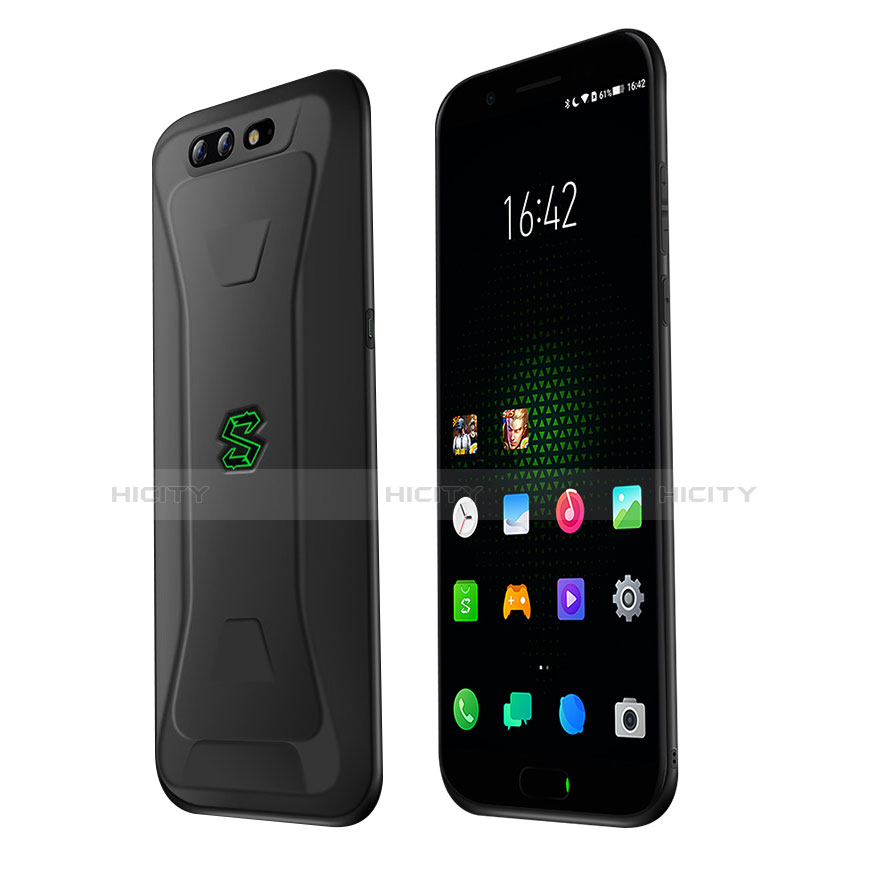 Custodia Silicone Ultra Sottile Morbida Cover S03 per Xiaomi Black Shark Nero