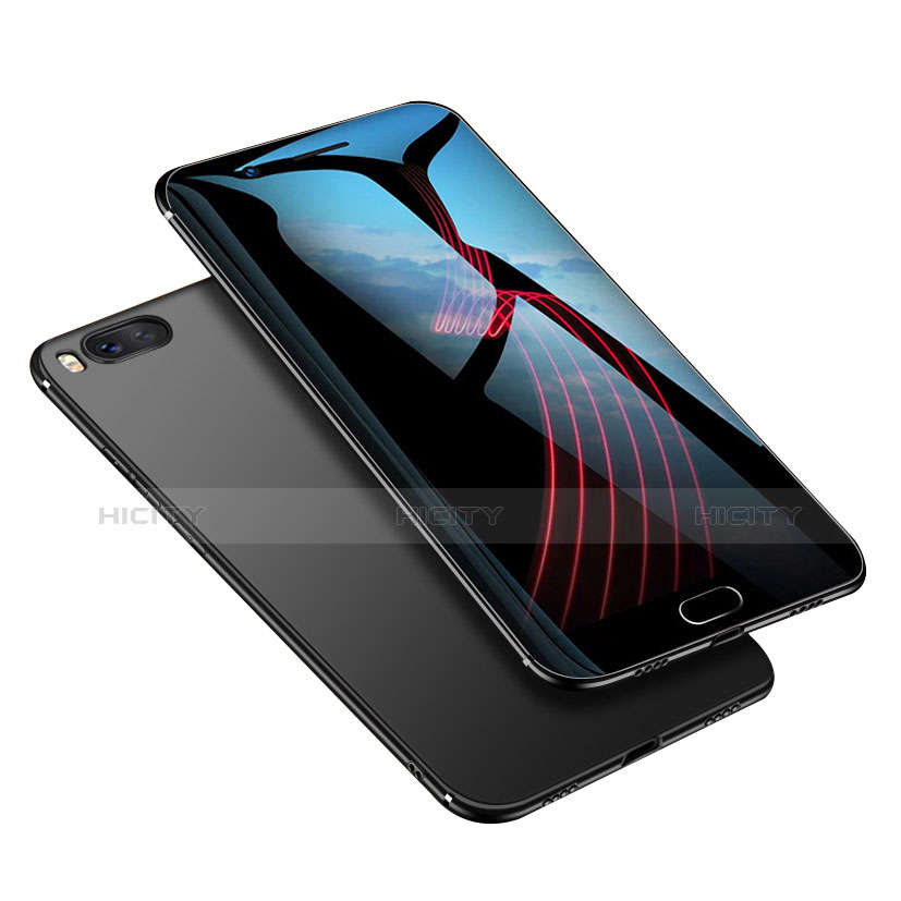 Custodia Silicone Ultra Sottile Morbida Cover S03 per Xiaomi Mi 6 Nero