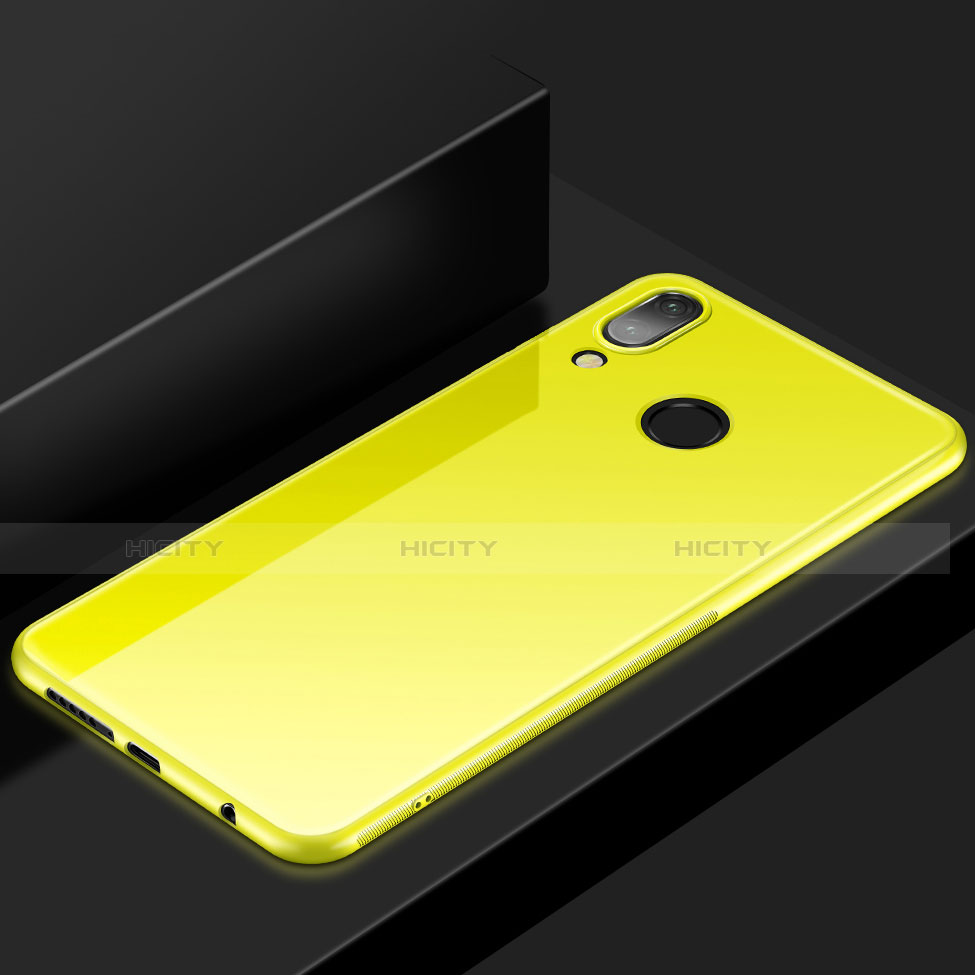 Custodia Silicone Ultra Sottile Morbida Cover S05 per Huawei Nova 3e Giallo