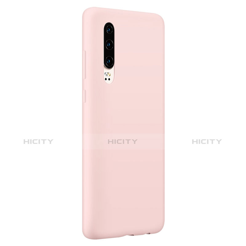 Custodia Silicone Ultra Sottile Morbida Cover S05 per Huawei P30 Rosa