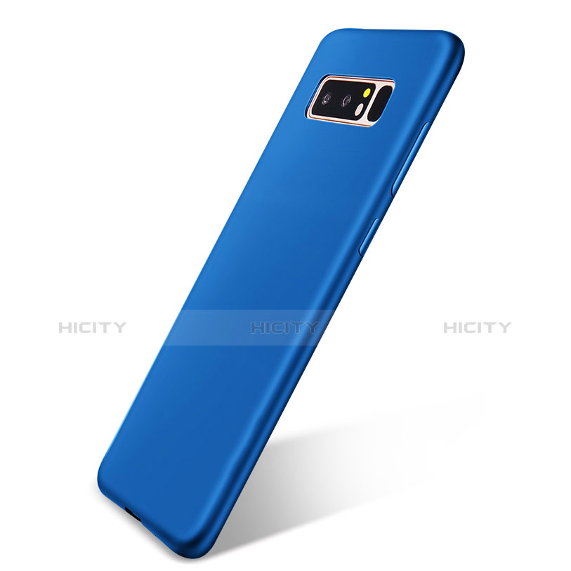 Custodia Silicone Ultra Sottile Morbida Cover S05 per Samsung Galaxy Note 8 Duos N950F Blu