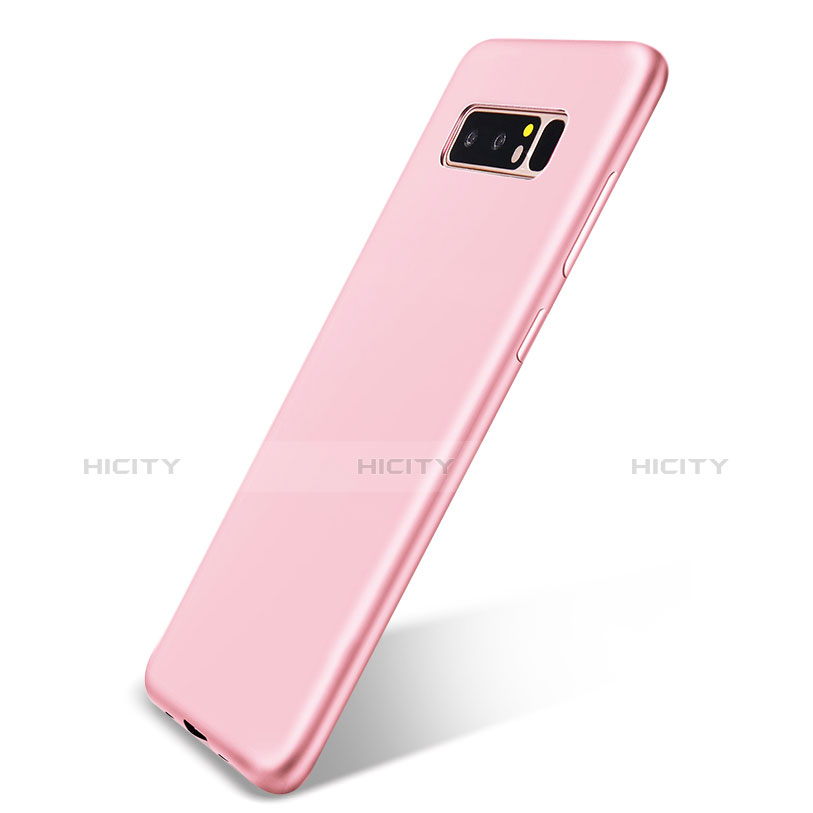 Custodia Silicone Ultra Sottile Morbida Cover S05 per Samsung Galaxy Note 8 Rosa