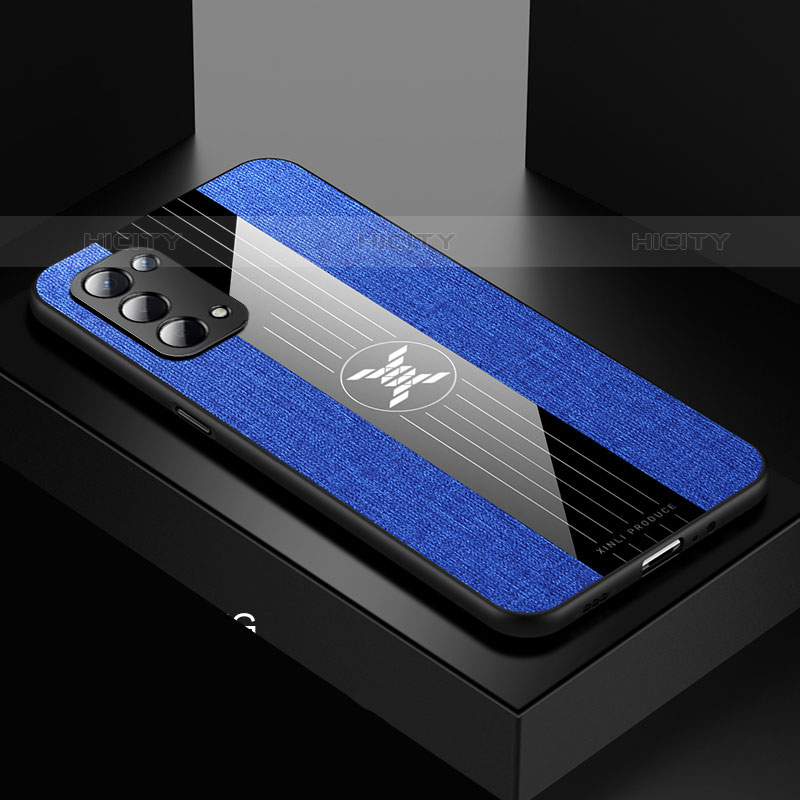 Custodia Silicone Ultra Sottile Morbida Cover X01L per OnePlus Nord N200 5G Blu