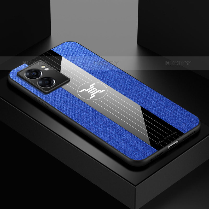 Custodia Silicone Ultra Sottile Morbida Cover X01L per OnePlus Nord N300 5G Blu