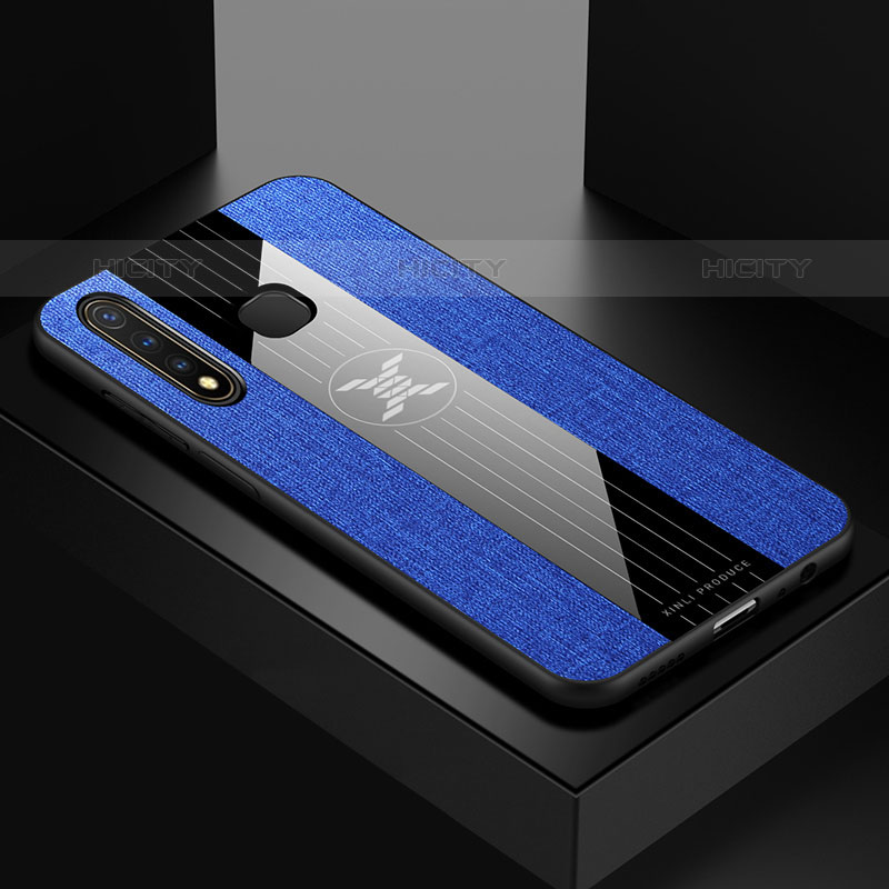 Custodia Silicone Ultra Sottile Morbida Cover X01L per Vivo iQOO U3 4G Blu