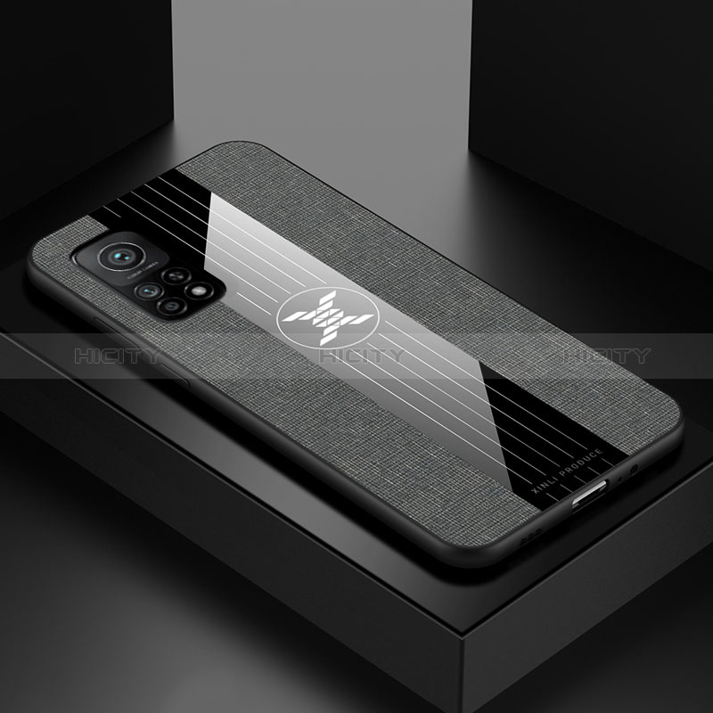 Custodia Silicone Ultra Sottile Morbida Cover X01L per Xiaomi Mi 10T 5G Grigio