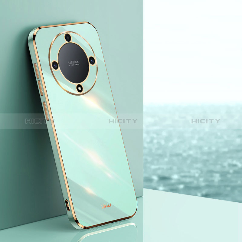 Custodia Silicone Ultra Sottile Morbida Cover XL1 per Huawei Honor Magic5 Lite 5G Verde