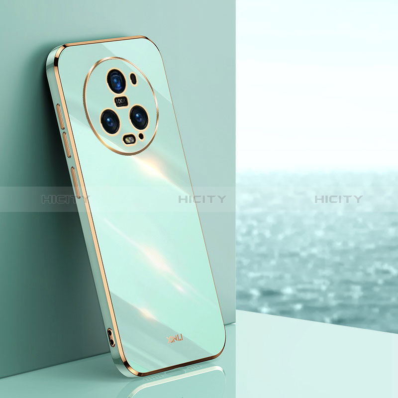 Custodia Silicone Ultra Sottile Morbida Cover XL1 per Huawei Honor Magic5 Pro 5G Verde