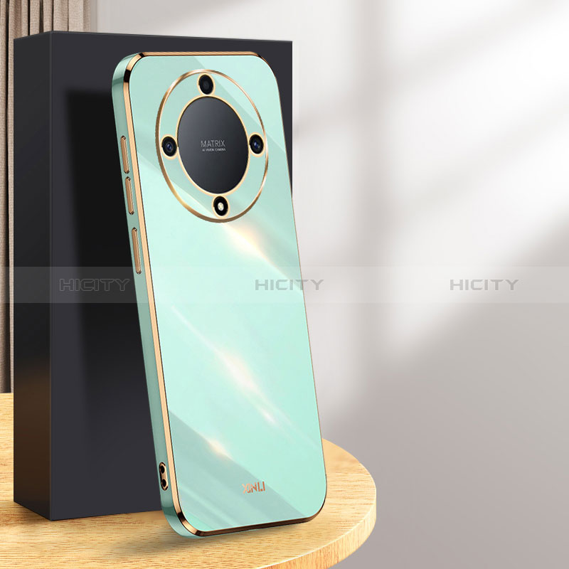Custodia Silicone Ultra Sottile Morbida Cover XL1 per Huawei Honor X9b 5G Verde