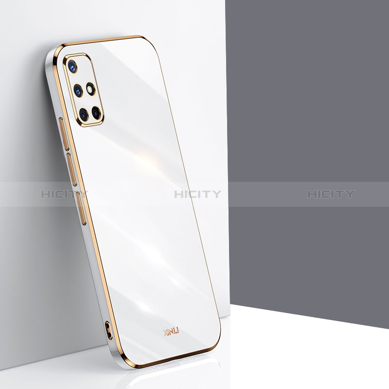Custodia Silicone Ultra Sottile Morbida Cover XL1 per Samsung Galaxy A51 4G Bianco