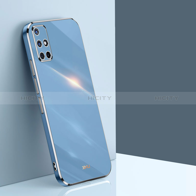Custodia Silicone Ultra Sottile Morbida Cover XL1 per Samsung Galaxy A51 5G Blu