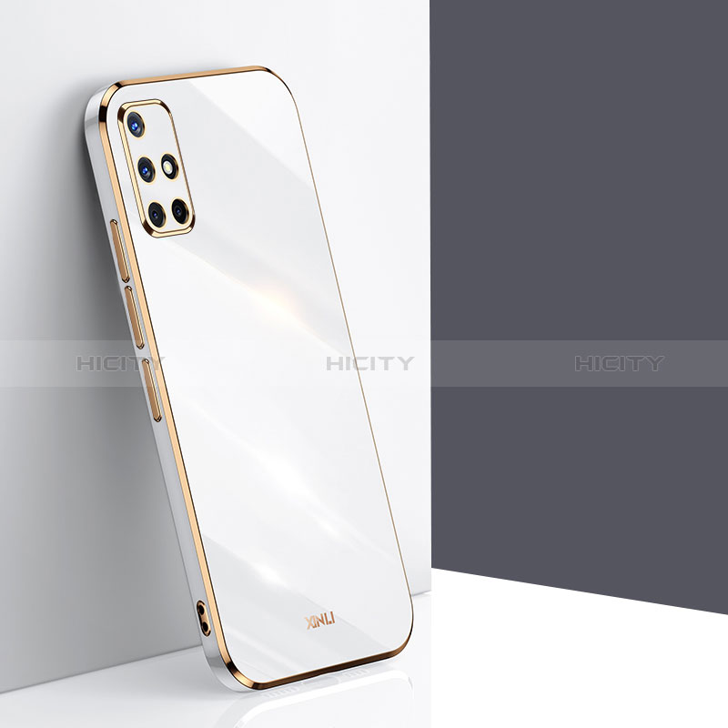 Custodia Silicone Ultra Sottile Morbida Cover XL1 per Samsung Galaxy A71 4G A715 Bianco