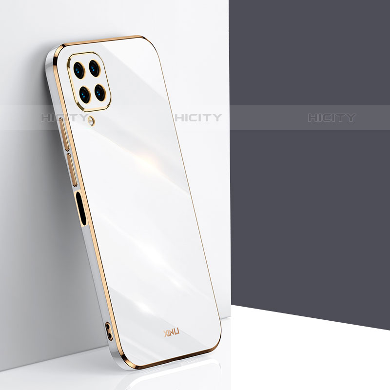 Custodia Silicone Ultra Sottile Morbida Cover XL1 per Samsung Galaxy M32 4G Bianco