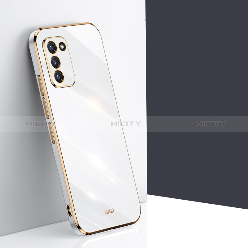 Custodia Silicone Ultra Sottile Morbida Cover XL1 per Samsung Galaxy S20 FE (2022) 5G Bianco