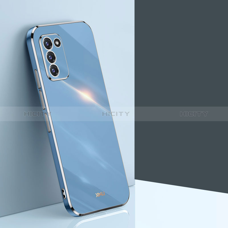 Custodia Silicone Ultra Sottile Morbida Cover XL1 per Samsung Galaxy S20 FE (2022) 5G Blu