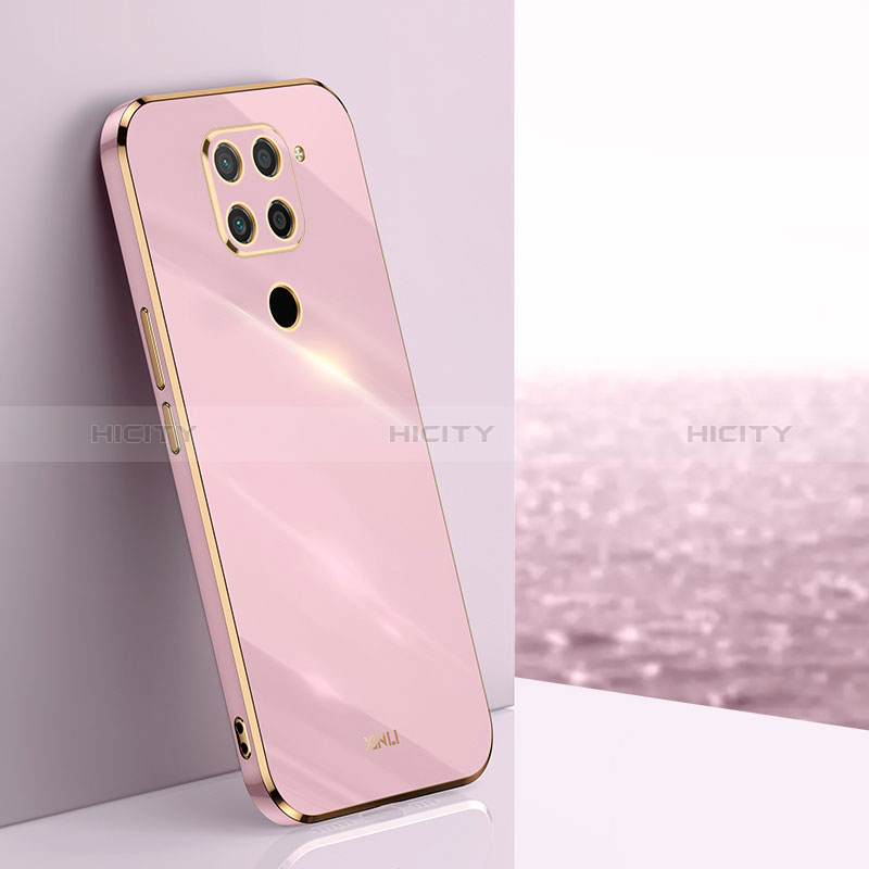 Custodia Silicone Ultra Sottile Morbida Cover XL1 per Xiaomi Redmi Note 9 Rosa