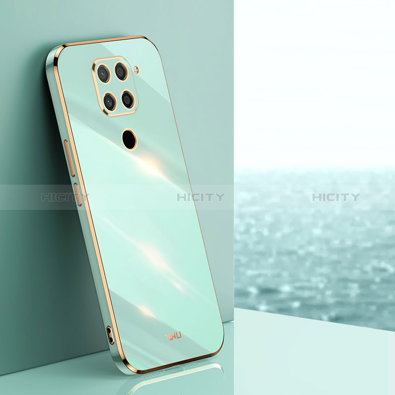 Custodia Silicone Ultra Sottile Morbida Cover XL1 per Xiaomi Redmi Note 9 Verde