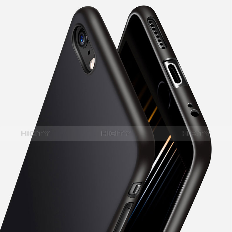 Custodia Silicone Ultra Sottile Morbida H06 per Apple iPhone 6 Plus Nero