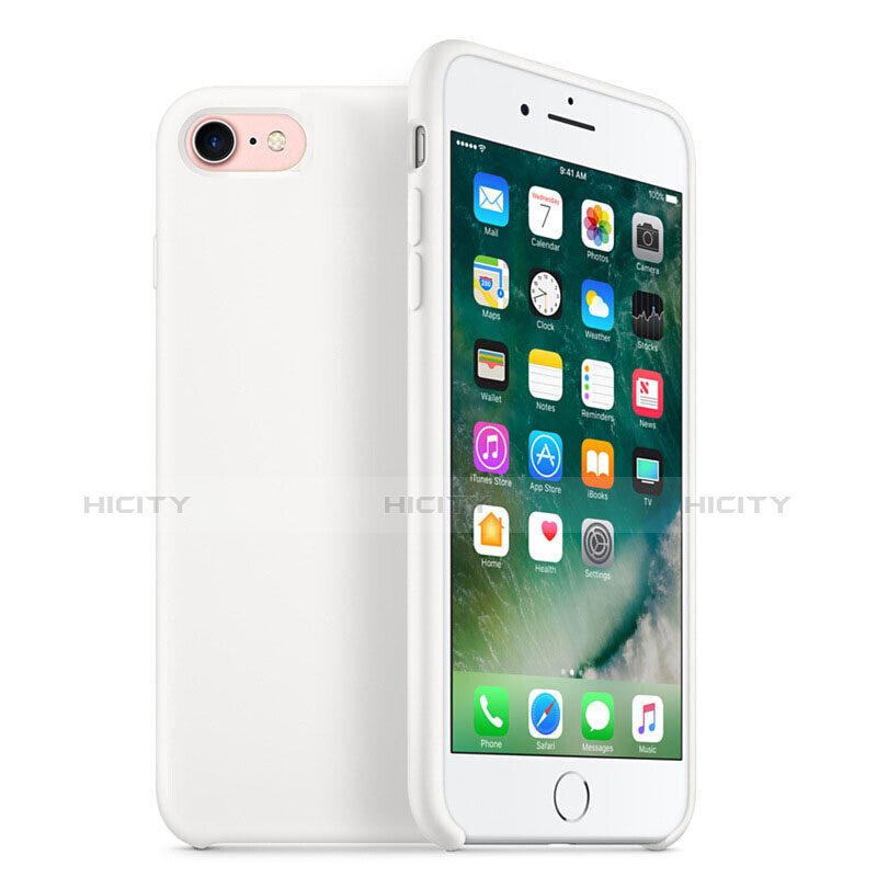 Custodia Silicone Ultra Sottile Morbida H07 per Apple iPhone 6 Bianco