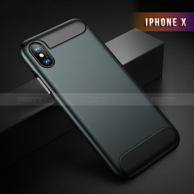 Custodia Silicone Ultra Sottile Morbida Opaca per Apple iPhone Xs Max Verde
