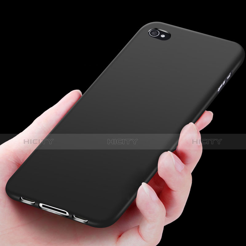 Custodia Silicone Ultra Sottile Morbida per Apple iPhone 4 Nero