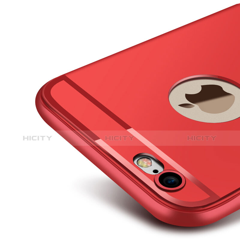 Custodia Silicone Ultra Sottile Morbida per Apple iPhone 6S Rosso