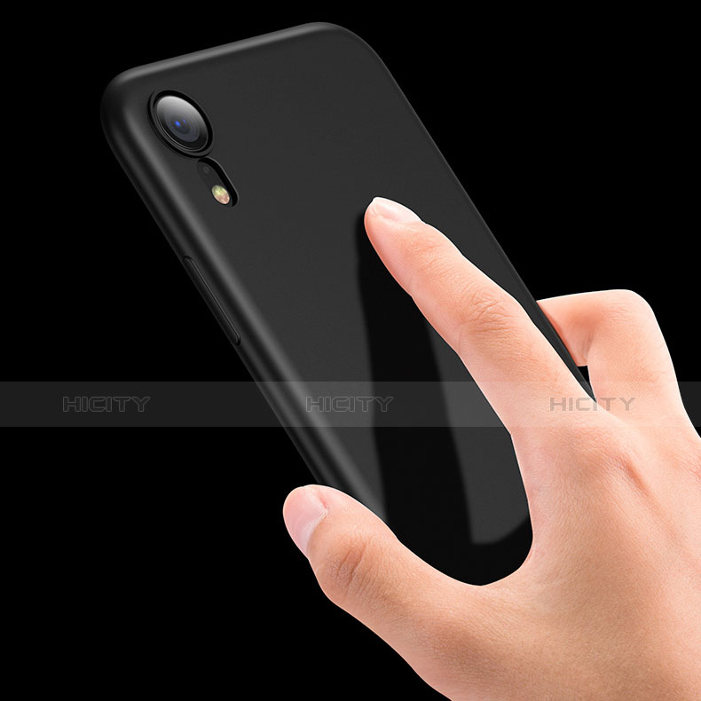 Custodia Silicone Ultra Sottile Morbida per Apple iPhone XR Nero