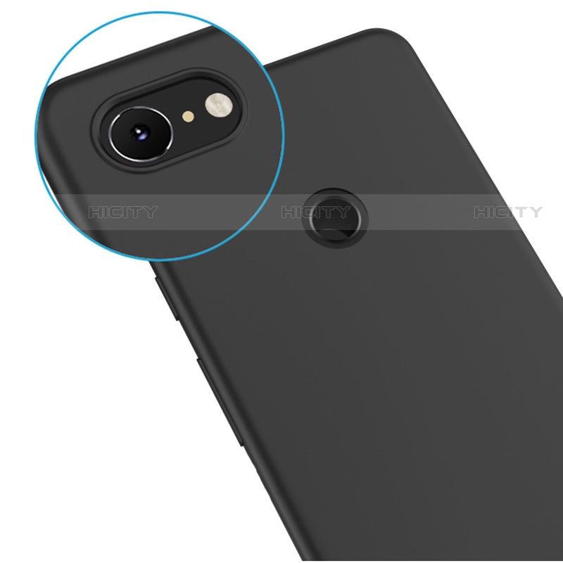 Custodia Silicone Ultra Sottile Morbida per Google Pixel 3 XL Nero