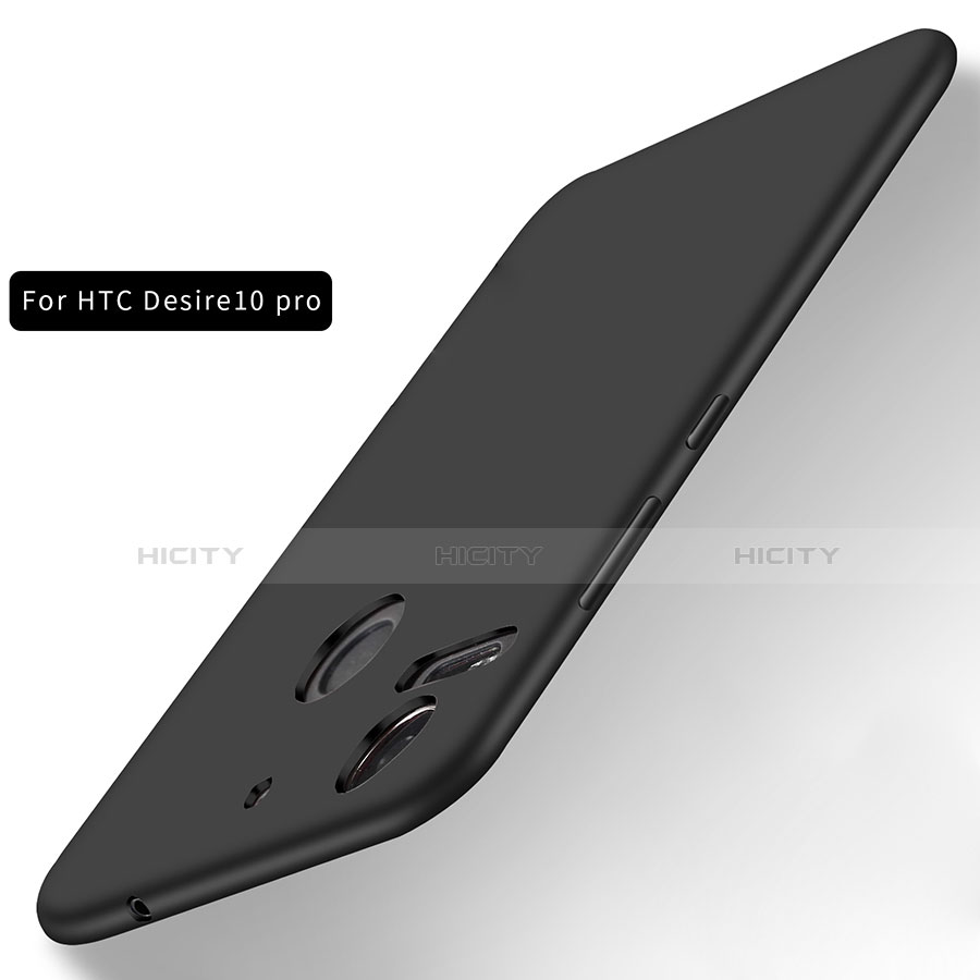Custodia Silicone Ultra Sottile Morbida per HTC Desire 10 Pro Nero