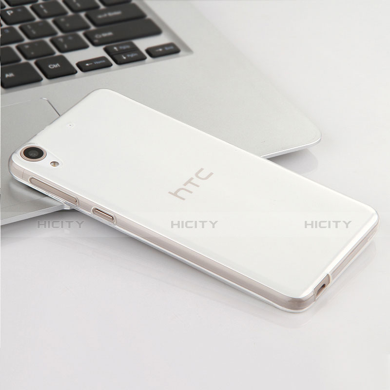 Custodia Silicone Ultra Sottile Morbida per HTC Desire 626 Chiaro
