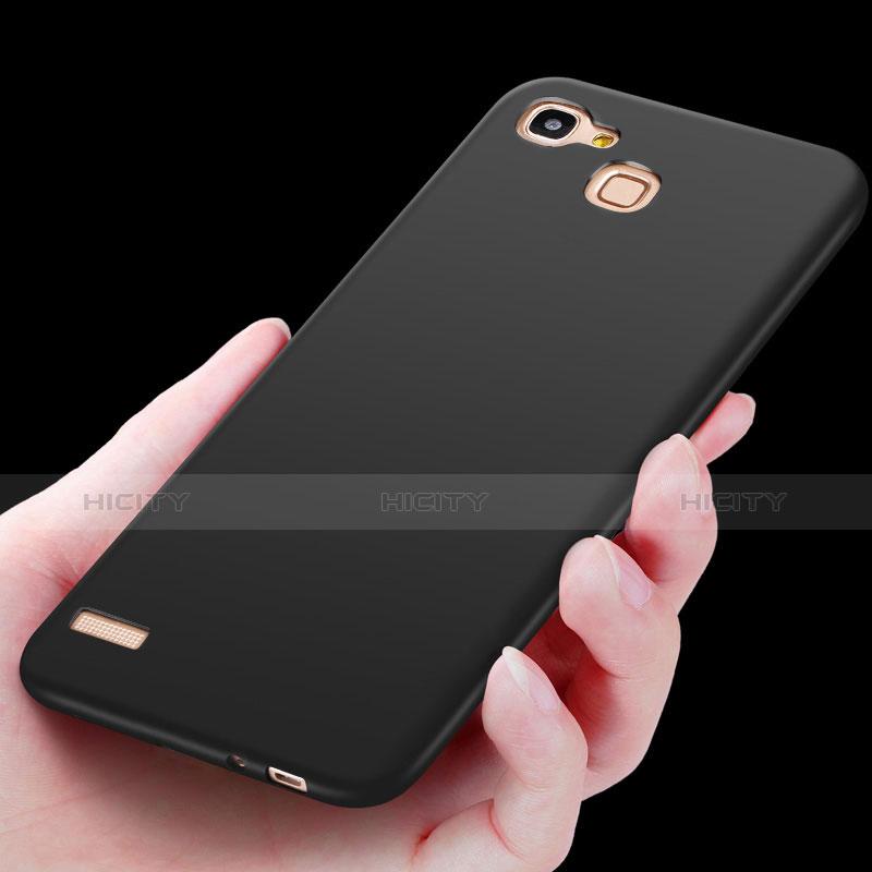 Custodia Silicone Ultra Sottile Morbida per Huawei Enjoy 5S Nero