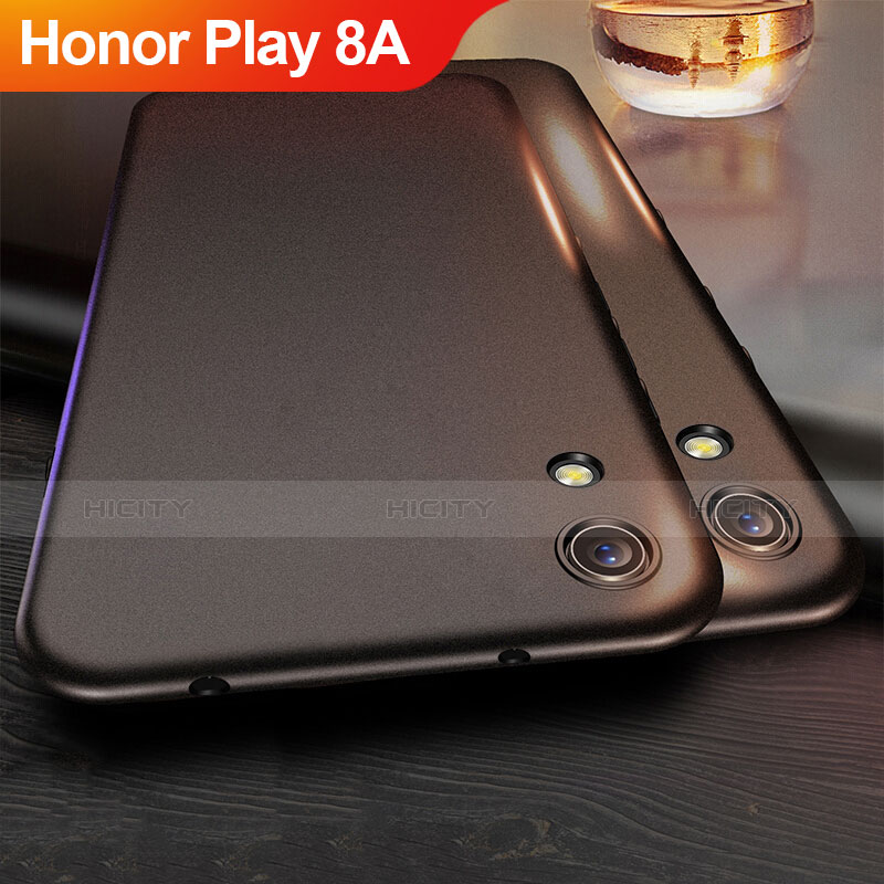 Custodia Silicone Ultra Sottile Morbida per Huawei Honor Play 8A Nero