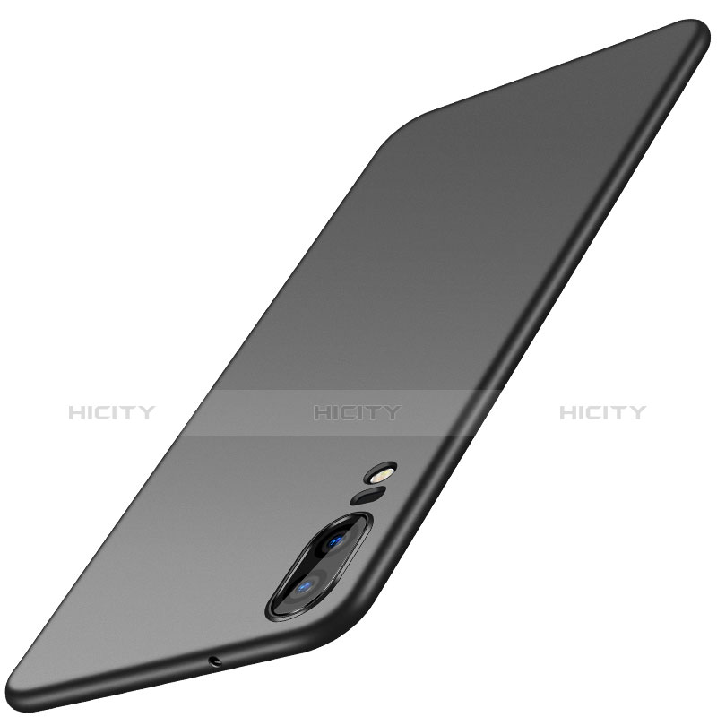 Custodia Silicone Ultra Sottile Morbida per Huawei P20 Nero