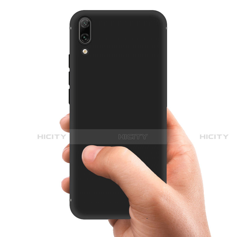 Custodia Silicone Ultra Sottile Morbida per Huawei Y7 (2019) Nero