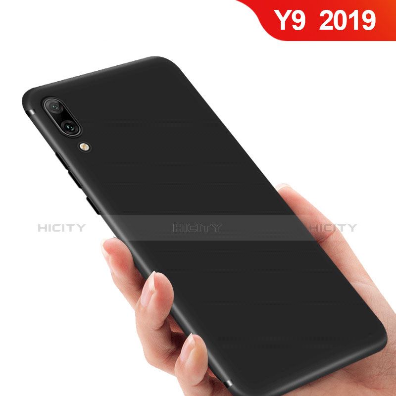 Custodia Silicone Ultra Sottile Morbida per Huawei Y9 (2019) Nero