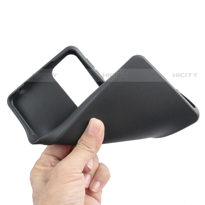 Custodia Silicone Ultra Sottile Morbida per Motorola Moto Edge (2021) 5G Nero