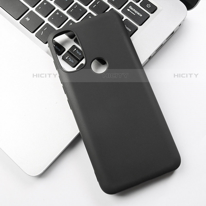 Custodia Silicone Ultra Sottile Morbida per Motorola Moto G40 Fusion Nero