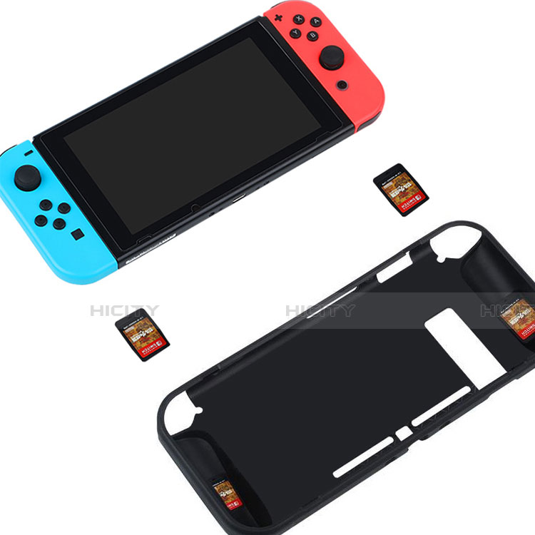 Custodia Silicone Ultra Sottile Morbida per Nintendo Switch Nero