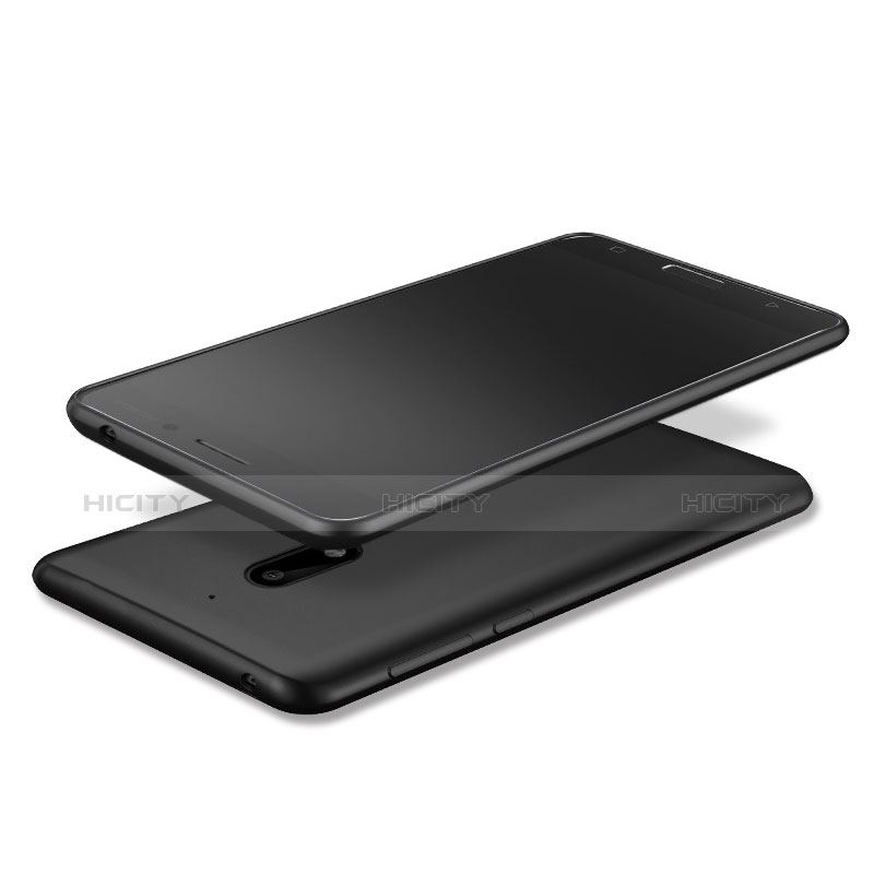 Custodia Silicone Ultra Sottile Morbida per Nokia 6 Nero