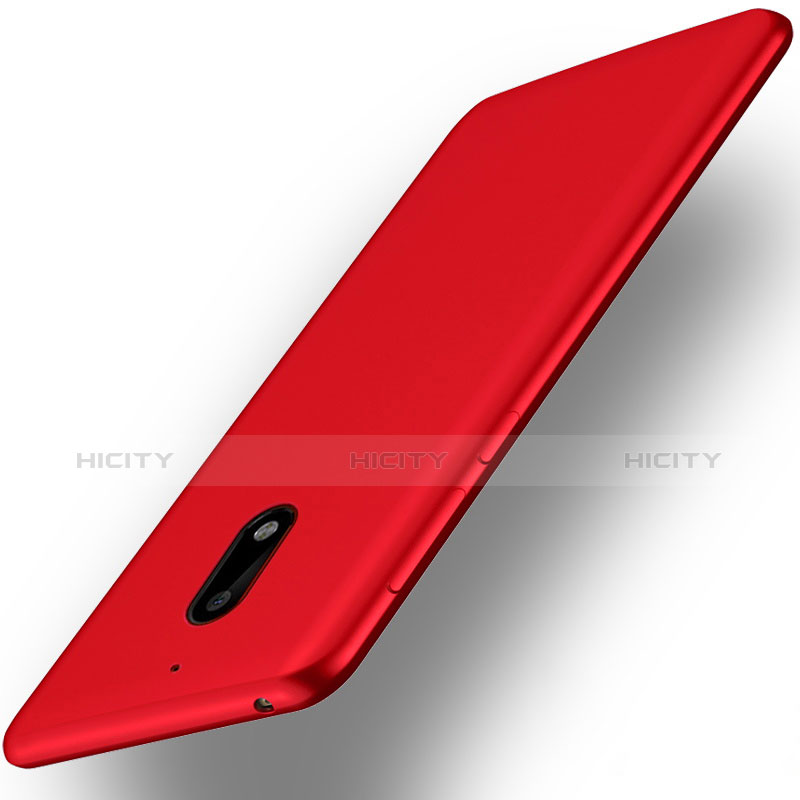 Custodia Silicone Ultra Sottile Morbida per Nokia 6 Rosso