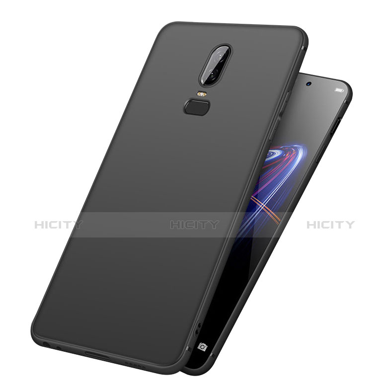 Custodia Silicone Ultra Sottile Morbida per OnePlus 6 Nero