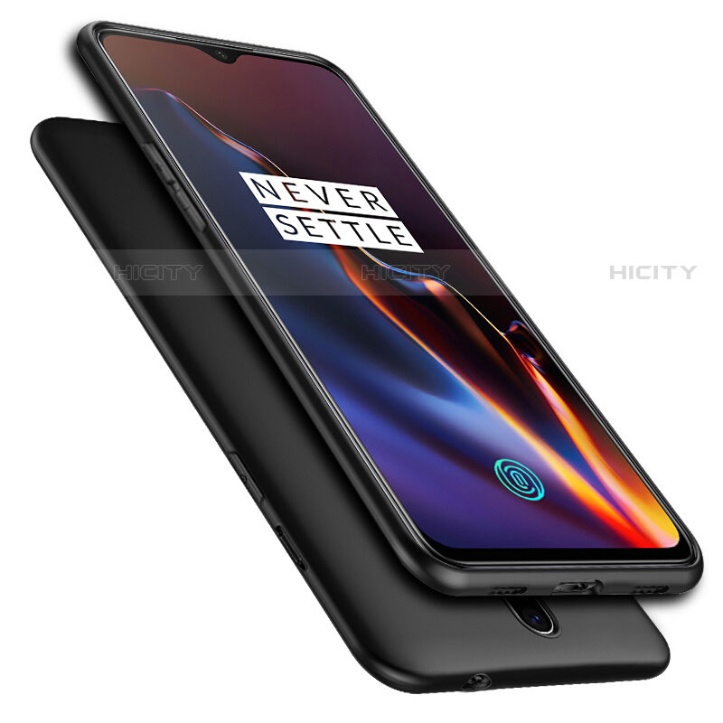 Custodia Silicone Ultra Sottile Morbida per OnePlus 7 Nero