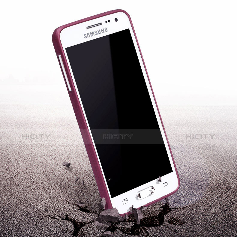 Custodia Silicone Ultra Sottile Morbida per Samsung Galaxy A3 Duos SM-A300F Viola